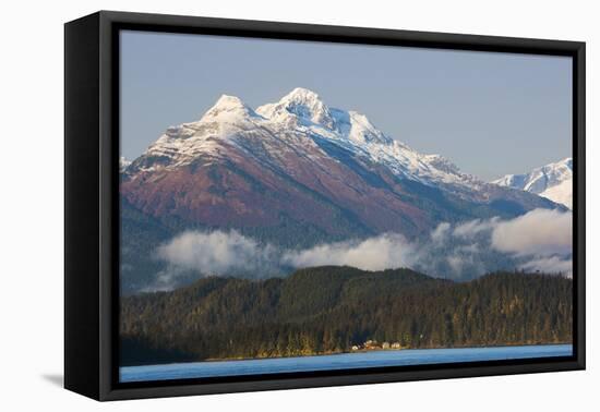 West Juneau Viewed from Douglas Island-fmcginn-Framed Premier Image Canvas