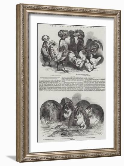 West Kent Poultry Exhibition-Harrison William Weir-Framed Giclee Print