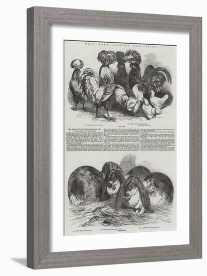 West Kent Poultry Exhibition-Harrison William Weir-Framed Giclee Print