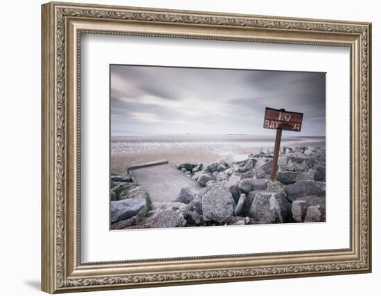 West Kirby Marine Lake, Wirral, Cheshire, England, United Kingdom, Europe-Bill Ward-Framed Photographic Print