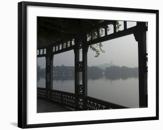 West Lake, Hangzhou, Zhejiang Province, China-Jochen Schlenker-Framed Photographic Print