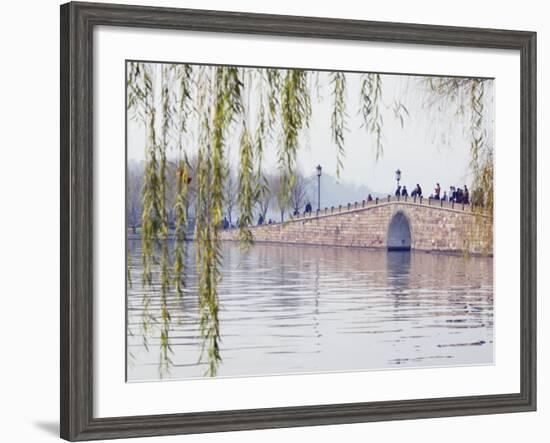 West Lake, Hangzhou, Zhejiang Province, China-Kober Christian-Framed Photographic Print