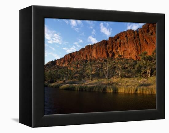 West Macdonnell National Park, Early Morning Sunlight on Glen Helen Gorge, Australia-William Gray-Framed Premier Image Canvas