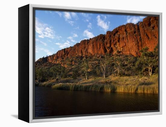 West Macdonnell National Park, Early Morning Sunlight on Glen Helen Gorge, Australia-William Gray-Framed Premier Image Canvas