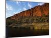 West Macdonnell National Park, Early Morning Sunlight on Glen Helen Gorge, Australia-William Gray-Mounted Photographic Print