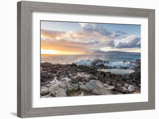 West Maui Sunset-Stan Hellmann-Framed Photographic Print