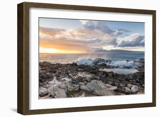 West Maui Sunset-Stan Hellmann-Framed Photographic Print