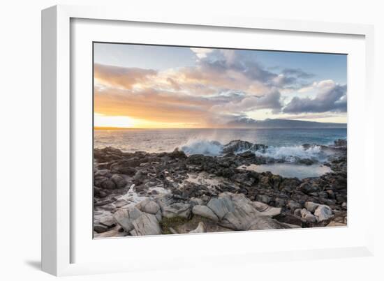 West Maui Sunset-Stan Hellmann-Framed Photographic Print