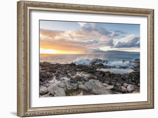 West Maui Sunset-Stan Hellmann-Framed Photo