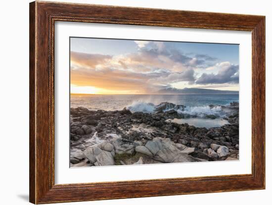 West Maui Sunset-Stan Hellmann-Framed Photo