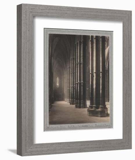 West Minster Abbey-null-Framed Art Print