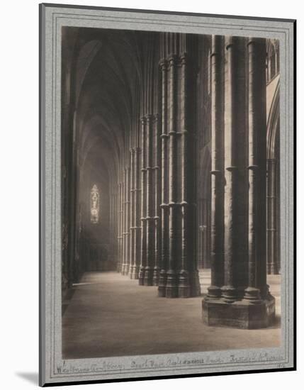 West Minster Abbey-null-Mounted Art Print