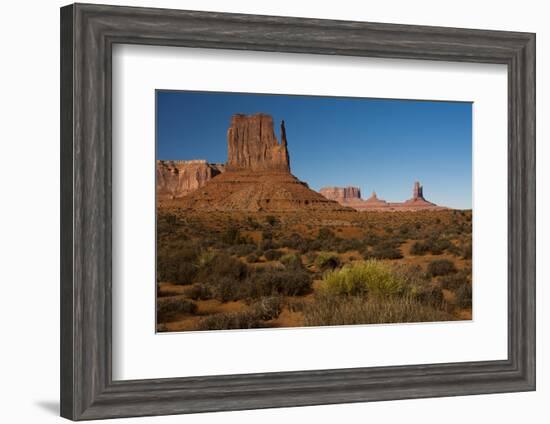 West Mitten, Monument Valley Navajo Tribal Park, Arizona-Michel Hersen-Framed Photographic Print