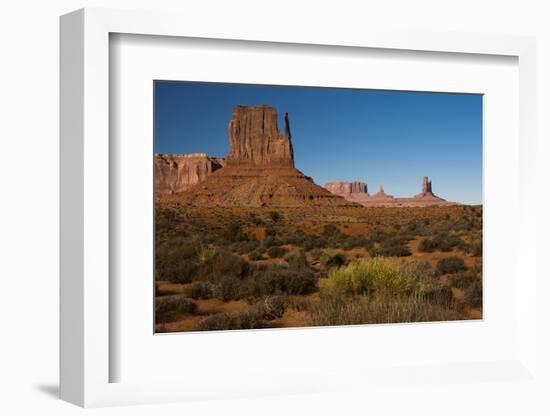 West Mitten, Monument Valley Navajo Tribal Park, Arizona-Michel Hersen-Framed Photographic Print