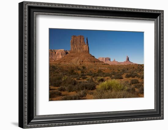 West Mitten, Monument Valley Navajo Tribal Park, Arizona-Michel Hersen-Framed Photographic Print