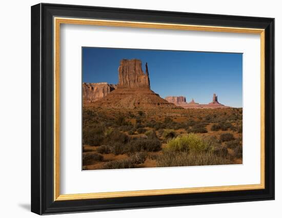 West Mitten, Monument Valley Navajo Tribal Park, Arizona-Michel Hersen-Framed Photographic Print