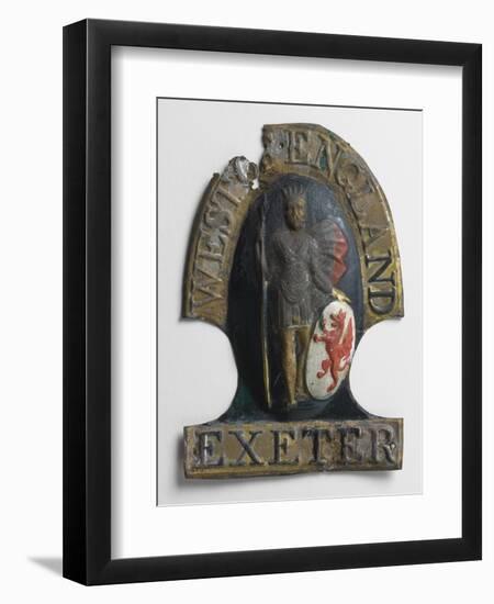 West of England Fire Insurance Mark, 1807-94-null-Framed Premium Giclee Print