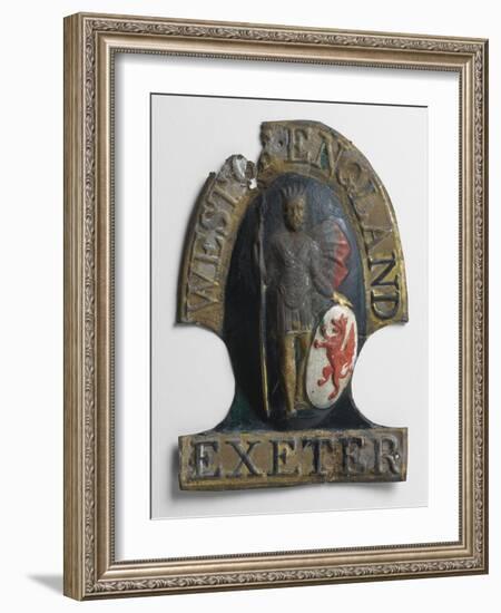 West of England Fire Insurance Mark, 1807-94-null-Framed Giclee Print