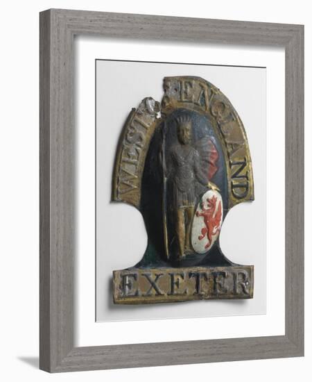 West of England Fire Insurance Mark, 1807-94-null-Framed Giclee Print