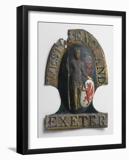 West of England Fire Insurance Mark, 1807-94-null-Framed Giclee Print