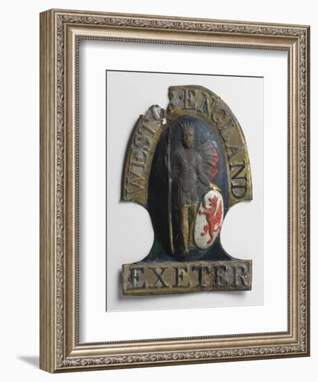 West of England Fire Insurance Mark, 1807-94--Framed Giclee Print