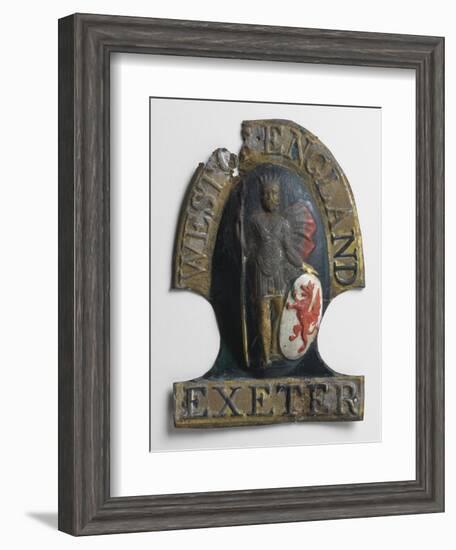 West of England Fire Insurance Mark, 1807-94--Framed Giclee Print