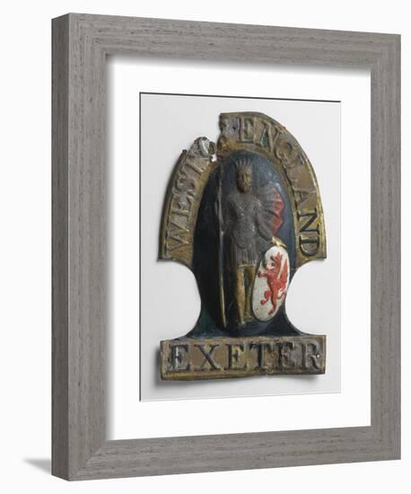 West of England Fire Insurance Mark, 1807-94-null-Framed Giclee Print