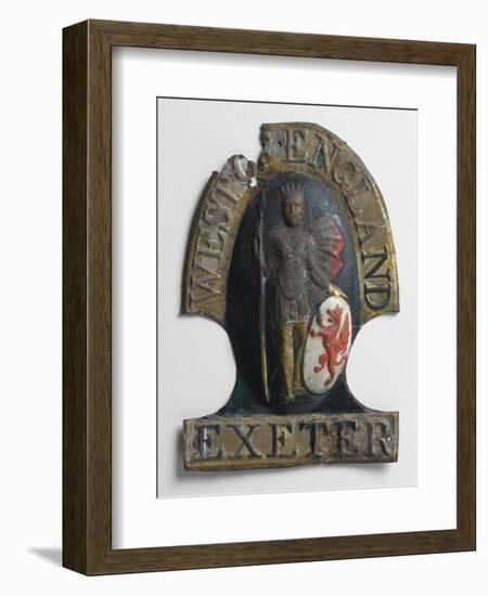 West of England Fire Insurance Mark, 1807-94-null-Framed Giclee Print