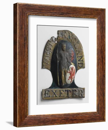 West of England Fire Insurance Mark, 1807-94--Framed Giclee Print