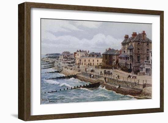 West Parade from Pier, Bognor-Alfred Robert Quinton-Framed Giclee Print