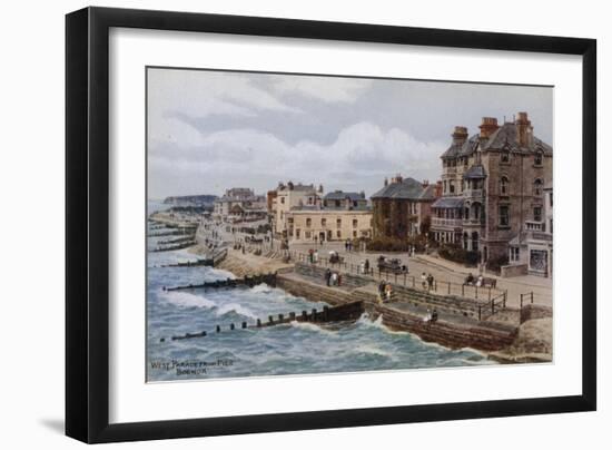 West Parade from Pier, Bognor-Alfred Robert Quinton-Framed Giclee Print