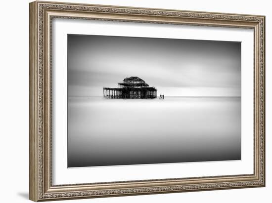 West Pier Pano-Rob Cherry-Framed Giclee Print