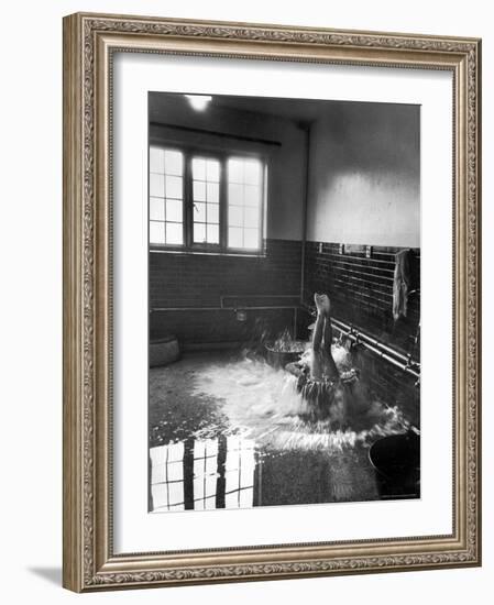 West Point Cadet Adjutant Reading Orders of the Day to 1,650 Cadets at the US Military Academy-Cornell Capa-Framed Photographic Print