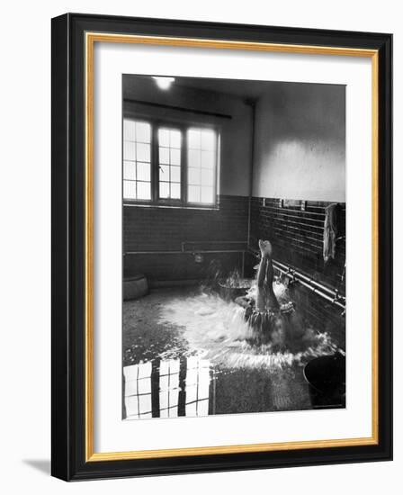 West Point Cadet Adjutant Reading Orders of the Day to 1,650 Cadets at the US Military Academy-Cornell Capa-Framed Photographic Print