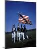 West Point Cadets Carrying US Flag-Dmitri Kessel-Mounted Photographic Print