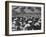 West Point Cadets Swarming into Bleachers for Army-Navy Game at Baltimore Stadium-Alfred Eisenstaedt-Framed Photographic Print