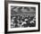 West Point Cadets Swarming into Bleachers for Army-Navy Game at Baltimore Stadium-Alfred Eisenstaedt-Framed Photographic Print