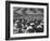 West Point Cadets Swarming into Bleachers for Army-Navy Game at Baltimore Stadium-Alfred Eisenstaedt-Framed Photographic Print