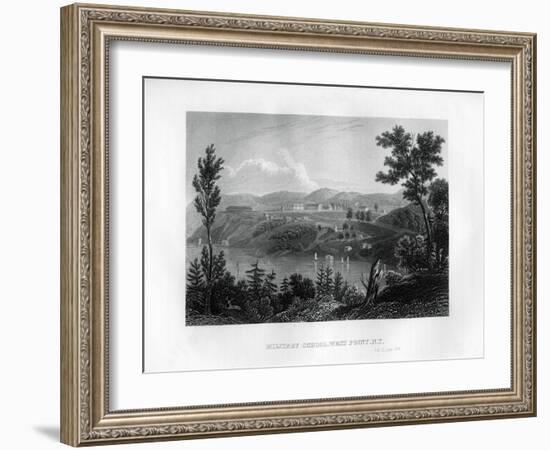 West Point Military School, New York, 1855-null-Framed Giclee Print