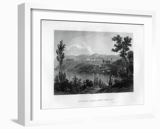 West Point Military School, New York, 1855-null-Framed Giclee Print