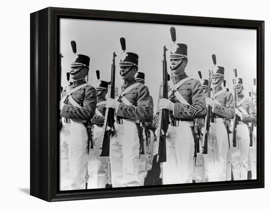 West Point, New York. Cadets At The United States Military Academy-null-Framed Stretched Canvas