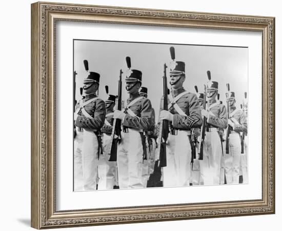 West Point, New York. Cadets At The United States Military Academy-null-Framed Art Print