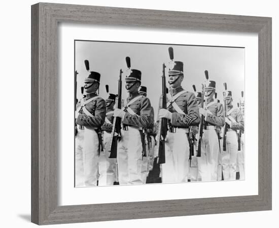 West Point, New York. Cadets At The United States Military Academy-null-Framed Art Print