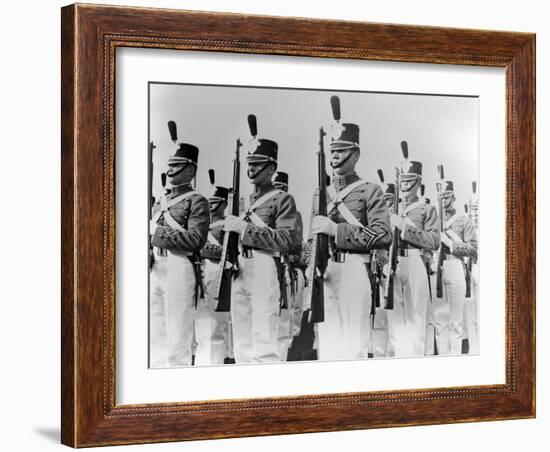 West Point, New York. Cadets At The United States Military Academy-null-Framed Art Print