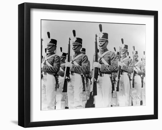 West Point, New York. Cadets At The United States Military Academy-null-Framed Art Print