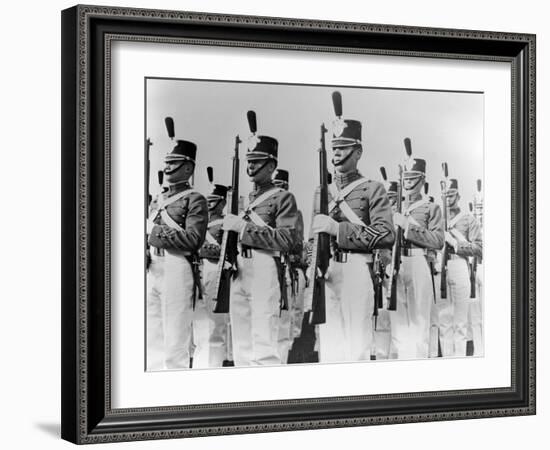 West Point, New York. Cadets At The United States Military Academy-null-Framed Art Print