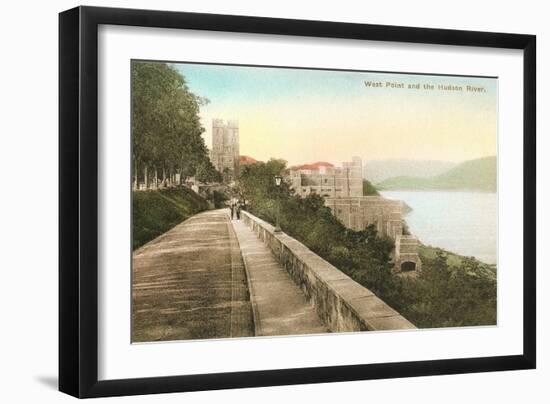 West Point on Hudson River-null-Framed Art Print