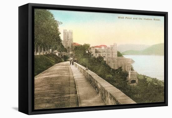 West Point on Hudson River-null-Framed Stretched Canvas