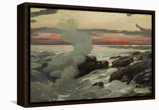 West Point, Prout's Neck, 1900 (Oil on Canvas)-Winslow Homer-Framed Premier Image Canvas