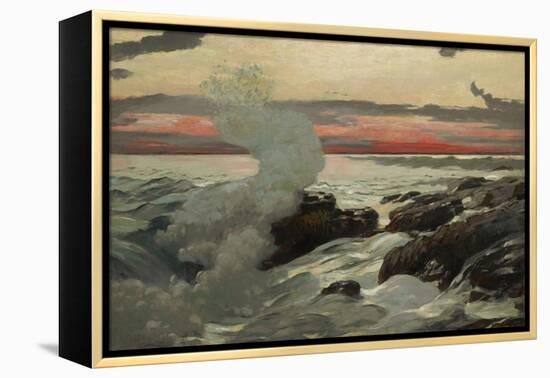 West Point, Prout's Neck, 1900 (Oil on Canvas)-Winslow Homer-Framed Premier Image Canvas